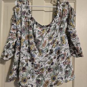 Maurices Floral Print Women's Top - Multicolor